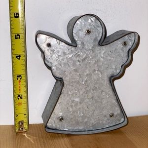 Metal Angel Decoration with Small String lights